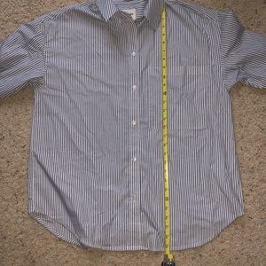 Oversized poplin button up shirt Abercrombie & Fitch